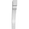 Ekena Millwork 3 1/2-in. W x 20-in. D x 26-in. H Merced Architectural Grade PVC Knee Brace BRCP035X20X26MRC - alternate 5